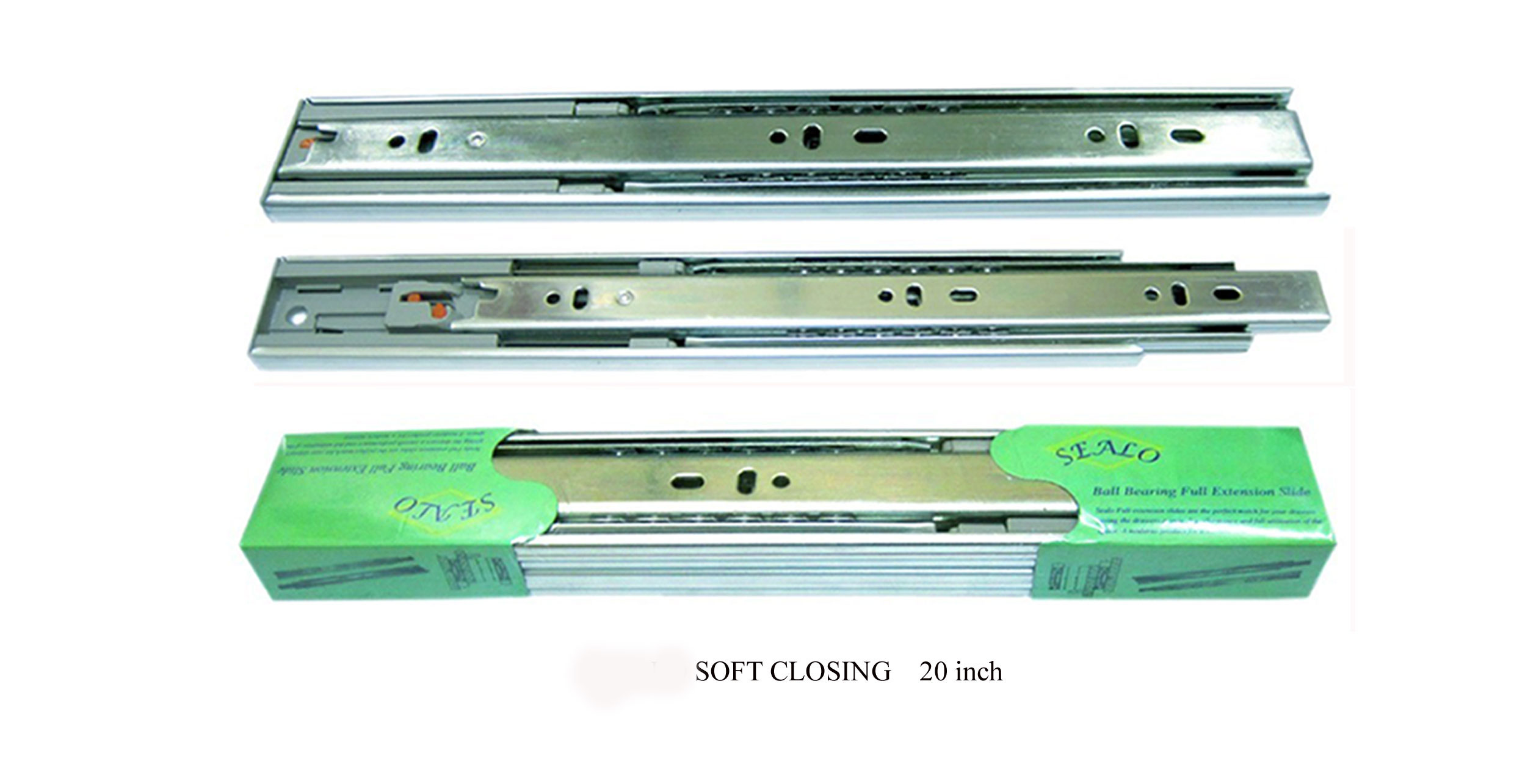 SOFT CLOSING FULL EXTENSION 20 Inch