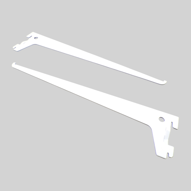SHELF BRACKET SINGLE WHITE ES 20 CM CA76