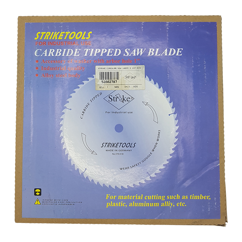 STRIKE CIRCULAR SAW 180MM X 24T H D