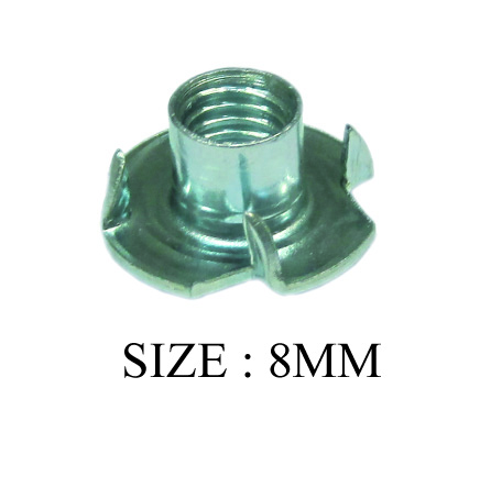 GI TEETH NUT 08MM NORMAL