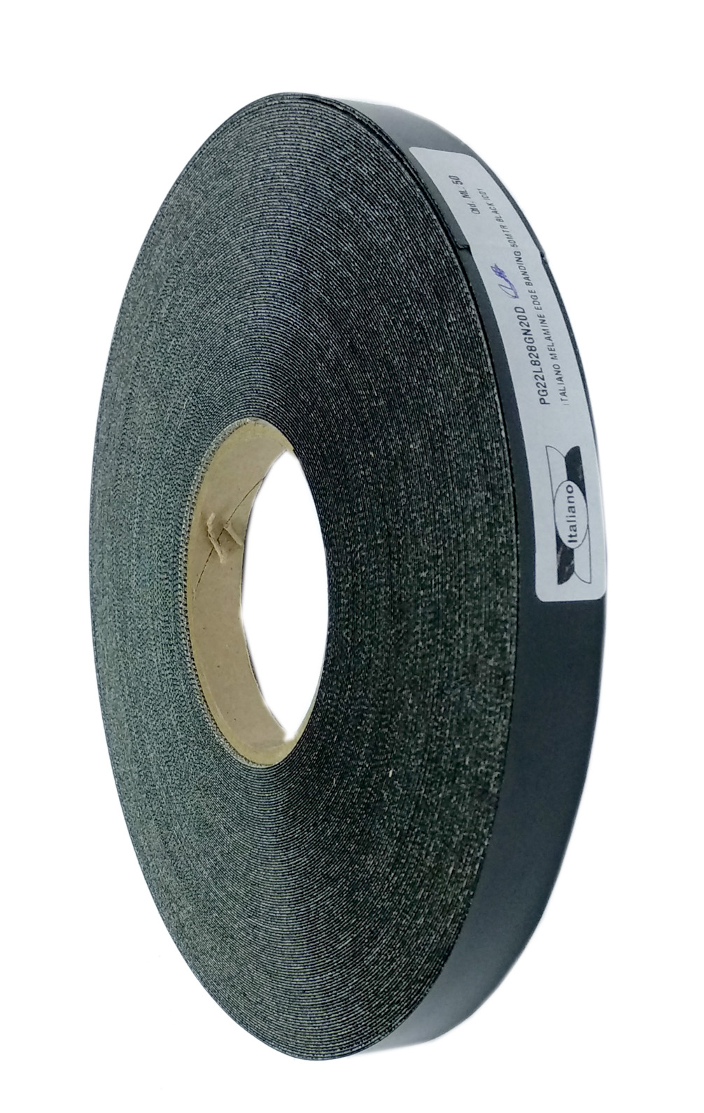 ITALIANO MELAMINE EDGE BENDING 50MTR BLACK IC01
