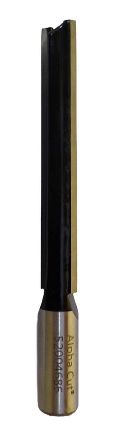 ALPHA CUT STRAIGHT BIT 12MMX12MMX75MM