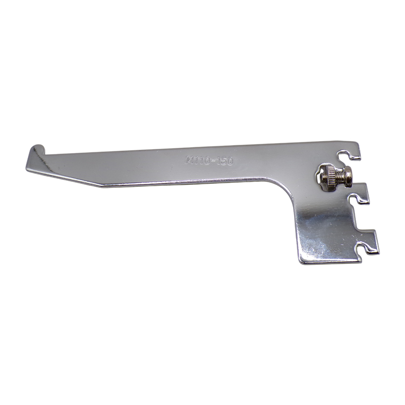 SHELF BRACKET SINGLE CHROME 300MM