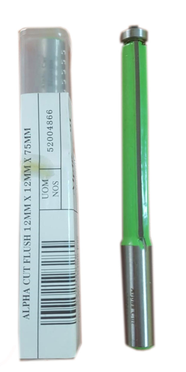 ALPHA CUT FLUSH TRIM BIT 12MMX12MMX32MM