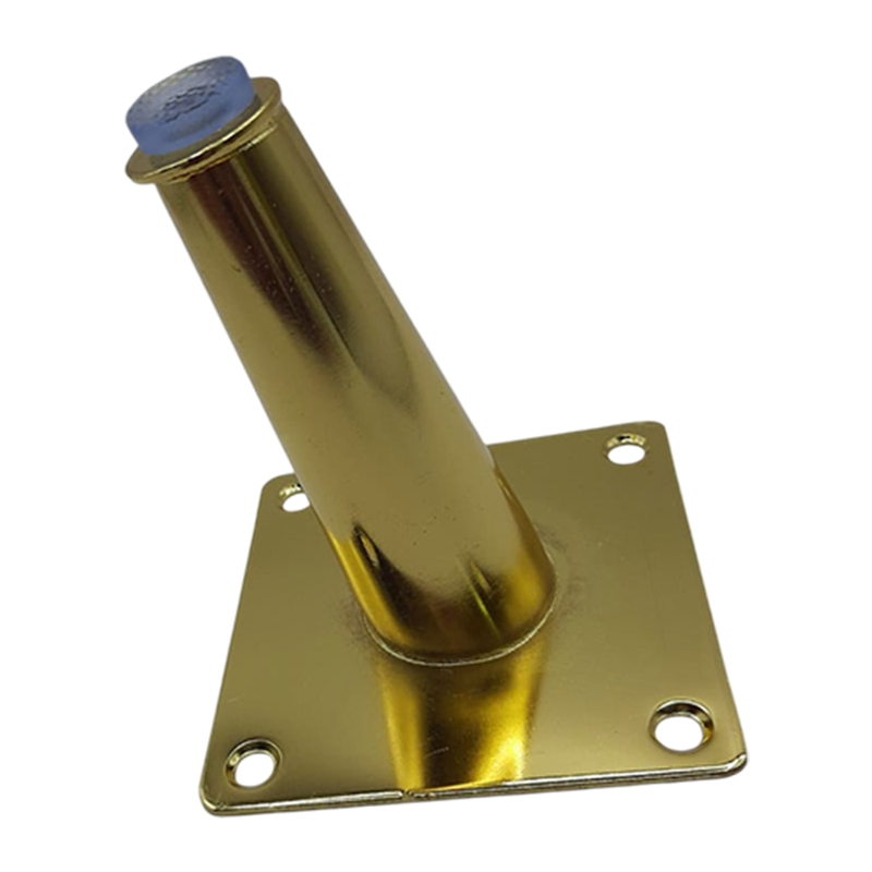 TUBULAR SOFA LEG INCLINED GOLDEN 200MM