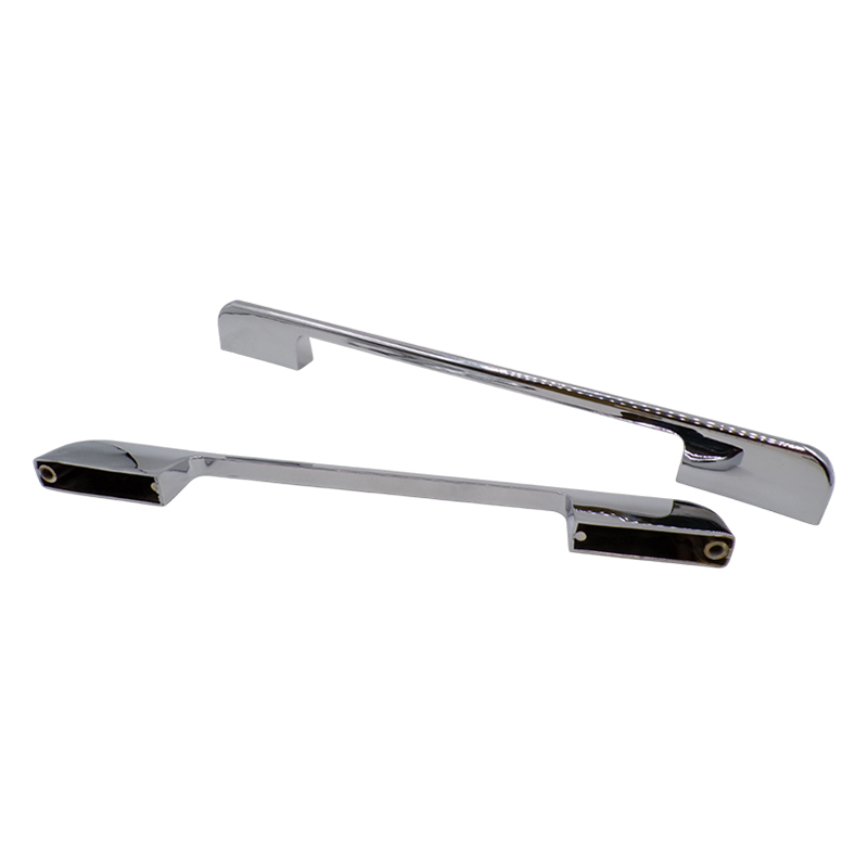 METAL FLAT D HANDLE ZA LC25 CHROME 128MM