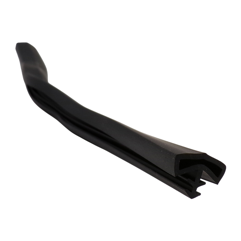 PVC SOFT DOOR SEAL PENTAGONAL BLACK 10MM 100MTR