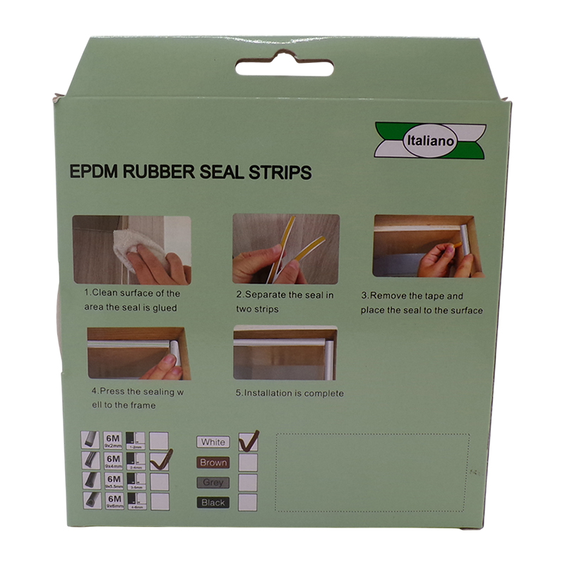 WINDOW RUBBER SEAL TYPE P BROWN
